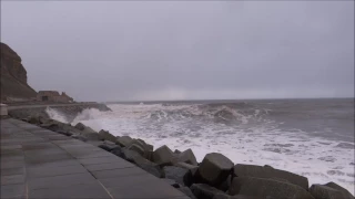 Scarborough storm tide surge 13th January 2017