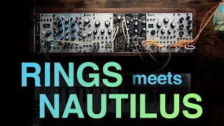 MODULE COMBO! Mutable Instruments Rings & Qu-Bit Electronix Nautilus.