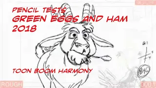 Green Eggs and Ham Pencil tests | 2D Animation