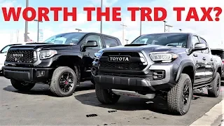 2020 Toyota Tacoma TRD Pro Vs 2020 Toyota Tundra TRD Pro: Which $55,000 Truck Is A Better Buy?