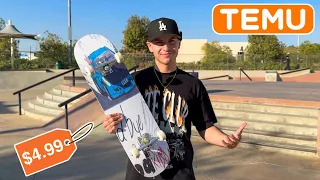 I Bought A Skateboard Off Temu!