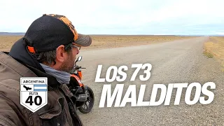 Llego a los 73 "malditos", uno de los tramos más famosos de la Ruta 40 [de Bajo Caracoles a los 73].