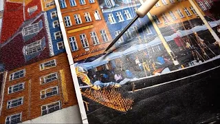 🧵 Вышивка гладью в центральной части картины "Копенгаген" / Стрим 06/04/24 @masterica jewel