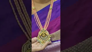 real corals paired with radakrishna locket..whtsup to 90321 30385 for more details