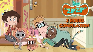 Zip Zip *What a day!* 3 hours Season 2 - COMPILATION - Cartoon for kids