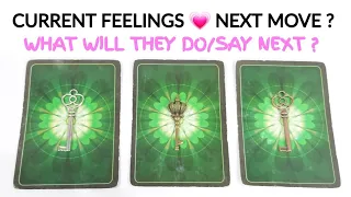 PICK A CARD• CURRENT FEELINGS 💗 THEIR NEXT MOVE 🎯 WHAT WILL THEY DO/SAY NEXT 😍 *TIMELESS