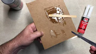 Mixing a two part clear epoxy
