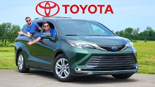 Swagger Wagon! -- Does the 2023 Toyota Sienna Platinum BEAT the Honda Odyssey?? (7-Day Test)