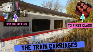 THE ABANDONED CARRIAGES have a look inside these old trains