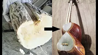 From a Tree Log to a Music Instrument: Making Persian Instrument Tar from a Tree Log