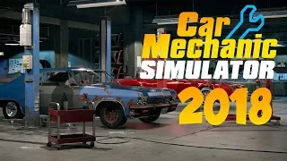 Обзор Car Mechanic Simulator 2018 | Симулятор автослесаря | Первый взгляд