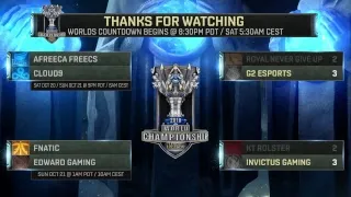 (REBROADCAST) KT vs. IG - RNG vs. G2 | Quarterfinals Day 1 | 2018 World Championship