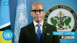 🇱🇨 Saint Lucia - Prime Minister Addresses UN General Debate, 76th Session (English) | #UNGA