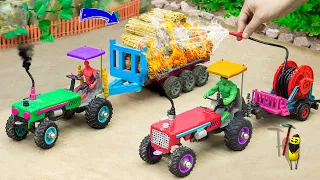 Diy tractor making mini fire truck construction | Diy water tank | Diy tractor video | @Sunfarming