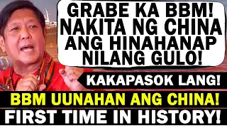 BREAKING NEWS!  IYAK CHINA NATAKOT SA GINAWA NI PRES BONGBONG MARCOS! HINDI NA KAYO MAKAKAULIT PA!