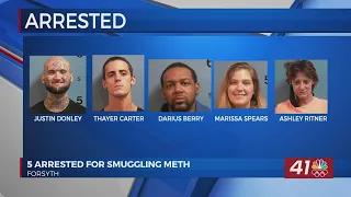 5 charged in Monroe County Jail meth bust