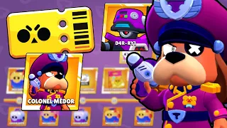 JE DÉBLOQUE COLONEL MÉDOR ET JE LE MAX !! LE NOUVEAU BRAWLER DÉBARQUE ! Brawl Pass Saison 5