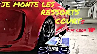 Montage ressort court 'AR' sur Seat Leon 1p