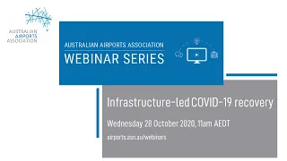 Infrastructure led COVID 19 Recovery Webinar