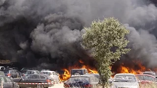 Пожар в Португалии.Fire in Portugal