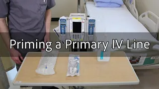 Priming a Primary IV Line