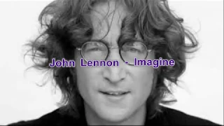 John Lennon - Imagine - Unofficial Lyric Video