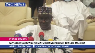 [LATEST] Gov. Tambuwal Presents 188BN Budget To State Assembly