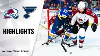 NHL Highlights | Avalanche @ Blues 10/21/19