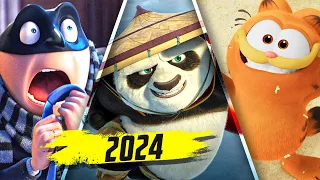 Top Upcoming Animated Movies 2024 (New Trailers in 4K ULTRA HD - Kung Fu Panda 4, and more)