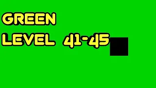 Green Level 41 42 43 44 45 Mobile Puzzle Game For Adult (By Bart Bonte)