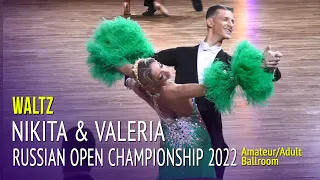 Waltz = Nikita Trishkin & Valeria Krivorchuk = Russian Open Championship 2022 Adult Ballroom