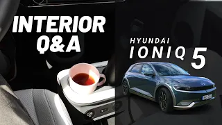 INTERIOR of The Hyundai Ioniq 5 Q&A, child seats, and more