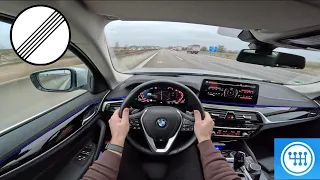 2021 BMW 530d G31 | POV Test drive | Autobahn Top speed run || NO SPEED LIMIT ||