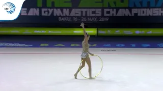 Dina AVERINA (RUS) - 2019 Rhythmic Gymnastics European Champion, hoop