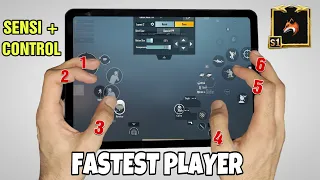 BEST SENSITIVITY & CONTROLS 🔥 6 FINGERS GYRO | iPad Pro | PUBG Mobile