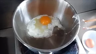 【20無限】不銹鋼鍋煎蛋不黐底 (不需水珠測試 ) Fried egg in stainless steel pot