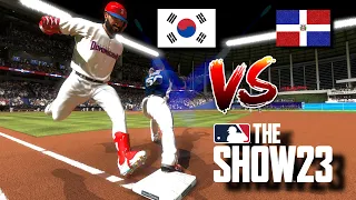 🇰🇷KOREA🆚REP.DOM🇩🇴 #1 PARTIDO DE LA SERIE FINAL🔥 MLB THE SHOW 23⚾️ GAMEPLAY✌🏾