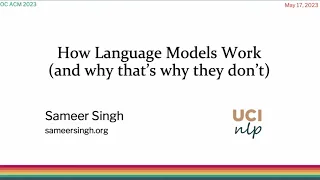 How large language models work (and why that's why they don't)