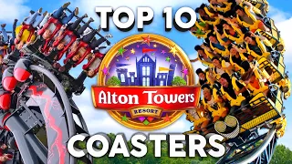 Top 10 ROLLERCOASTERS at Alton Towers!