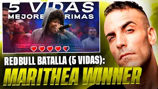 *MARITHEA APLASTA A LOS CAMPEONES* 👸🏾💥 MARITHEA EN 5 VIDAS (REDBULL BATALLA) 🐔❤️ Reacción