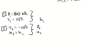 Open Systems Example Problem - Expansion Valve