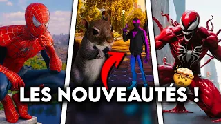 LES NOUVEAUTÉS sur SPIDER-MAN 2 ! (DLC,TENUES...)