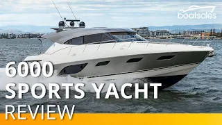 2019 Riviera 6000 Sport Yacht Platinum Edition Review | boatsales