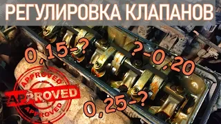 РЕГУЛИРОВКА КЛАПАНОВ 8МИ КЛАПАННОГО ДВИГАТЕЛЯ НА РЕНО. ПОЛНАЯ ВЕРСИЯ. ПЕРЕЗАЛИВ. | #Видеолекция