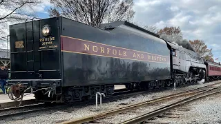 N&W #611 J CLASS & N&W #475 M Class at the Strasburg Railroad