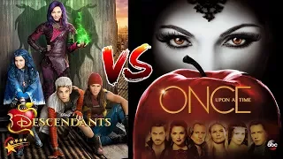 Descendants 1 And 2 Vs Once Upon A Time❤This Way Would Be The Parents Of The Villains And Heroes Of