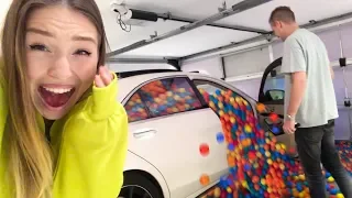 10.000 Bälle in Auto PRANK | Bibi