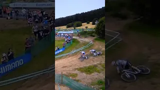 Pidcock vs Schwarzbauer whose fault is it? MTB short track Glasgow 2023