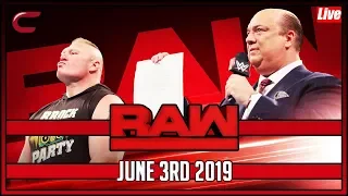 WWE RAW Live Stream Full Show June 3rd 2019 Live Reaction Conman167