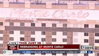 Monte Carlo sign is removed from the building